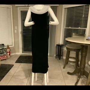 Night Way Collections Black and White Backless Dress